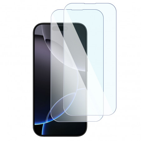 Verre Flexible Dureté 9H pour Smartphone iPhone 16 Plus (Pack x2)