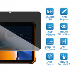 Protection Anti-Espion en Verre Flexible pour Blackview Active 8 Pro 10.4
