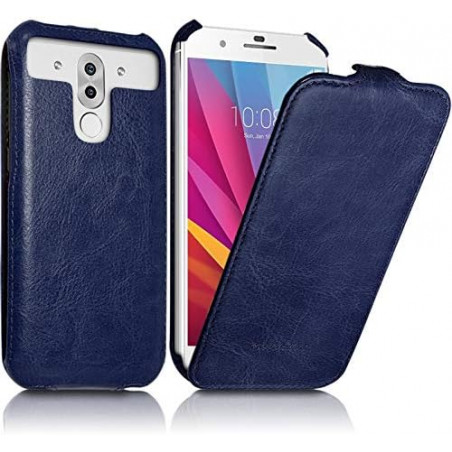 Etui à Clapet pour Smartphone EdenWood W55HD Couleur Bleu Foncé (Ref.10-C)