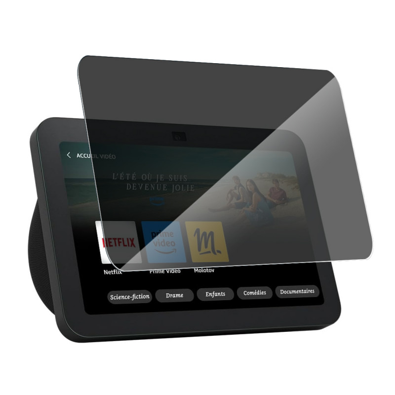 Protection Anti-Espion en Verre Flexible pour Tablette Echo Show 8 (3e génération)