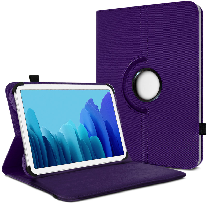 Étui de Protection Violet mode Support pour Thomson TEOX10 - 4G TABLET