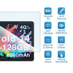 Protection en Verre Flexible compatible pour Dghrti TAB30 10,1 Pouces