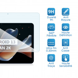 Protection en Verre Flexible compatible pour TABWEE W90 Android 15 Tablette Tactile 11 Pouces
