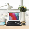 Étui de Protection Slim (Bleu) + Clavier Bluetooth pour Apple iPad 7 10.2 Pouces (2019)