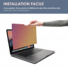 Protection d'écran Anti-Espion Gold pour Ordinateur Yoga 7 2-in-1 14"