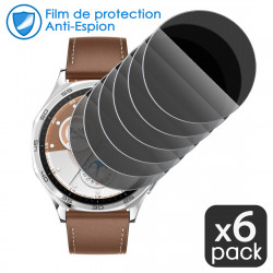 Protection Anti-Espion en Verre Fléxible pour Montre Connectée HUAWEI Watch GT 5 46mm (Pack x6)