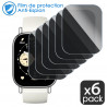 Protection Anti-Espion en Verre Flexible pour Montre Connectée Xiaomi Redmi Watch 5 Lite 1,96" (Pack x6)