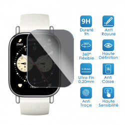 Protection Anti-Espion en Verre Flexible pour Montre Connectée Xiaomi Redmi Watch 5 Lite 1,96" (Pack x6)
