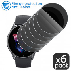 Protection Anti-Espion en Verre Flexible pour Amazfit GTR 3 Montre Connectée 1,39" (Pack x6)