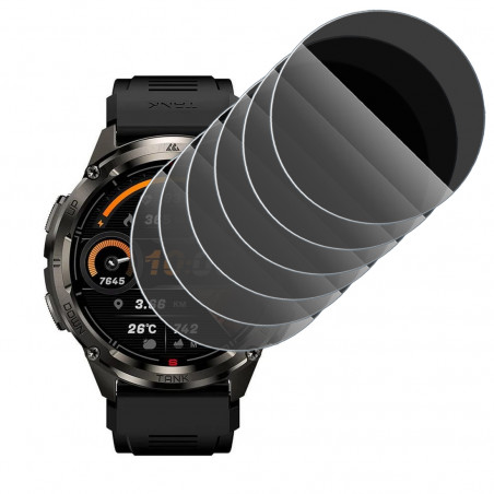 Protection Anti-Espion en Verre Flexible pour Montre Connectée KOSPET Tank T3 Ultra 2 1.43" (Pack x6)