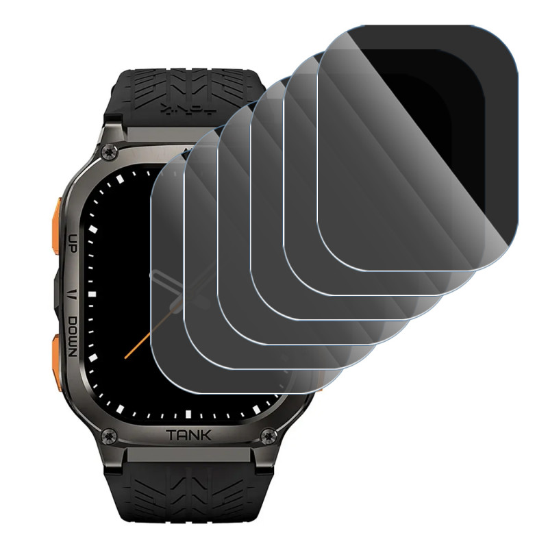 Protection Anti-Espion en Verre Flexible pour KOSPET Tank M3 Ultra Montre Connectée 1.96" (Pack x6)