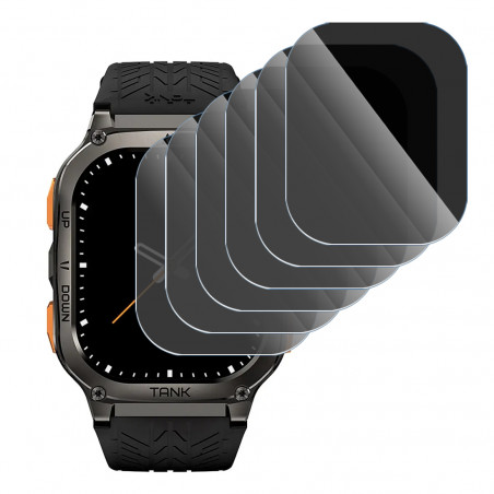 Protection Anti-Espion en Verre Flexible pour KOSPET Tank M3 Ultra Montre Connectée 1.96" (Pack x6)