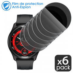Protection Anti-Espion en Verre Flexible pour Ticwatch Pro 5 Enduro Montre 1,43 Pouces (Pack x6)