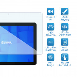 Protection en Verre Flexible pour Tablette Danew Dslide 115 (10,1 pouces)