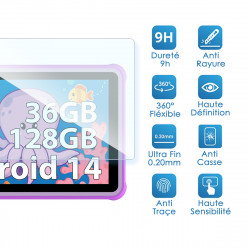 Protection en Verre Flexible pour Tablette Enfants 7 Pouces Zcobro