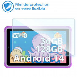 Protection en Verre Flexible pour Tablette Blackview Tab A6 Kids 10,1 Pouces