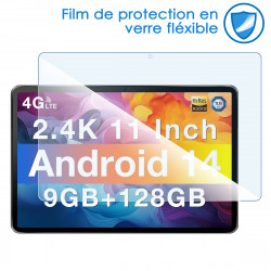 Protection écran en Verre Flexible pour Tibuta Tablettes Android 14 2025, 10 Pouces