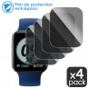 Protection Anti-Espion en Verre Flexible pour Montre Connectée Apple Watch Series 10 46mm(Pack x4)