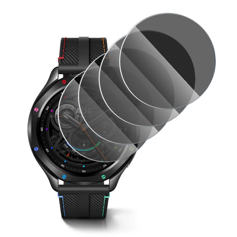 Protection Anti-Espion en Verre Flexible pour Montre Connectée Xiaomi Watch S4 1,43" (Pack x4)