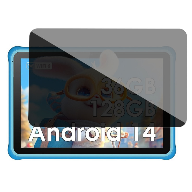 Protection Anti-Espion en Verre Flexible pour JUEDUR Android 15 Tablette Enfants 10 Pouces