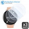[Pack x3] Protection d'écran en Verre Trempé Dureté 9H pour Montre Ronde (45.5mm)