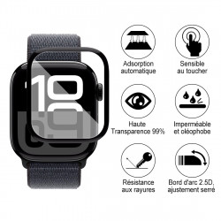 [Pack x3] Protection d'écran en Verre Trempé Dureté 9H pour Apple Watch Series 10 (42 mm)