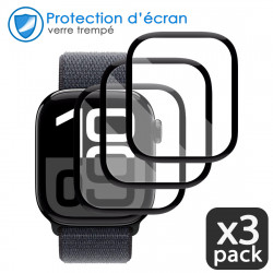 [Pack x3] Protection d'écran en Verre Trempé Dureté 9H pour Apple Watch Series 10 (42 mm)