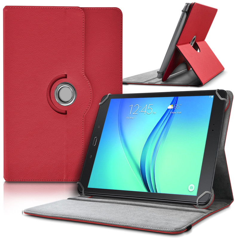 Etui Support Universel L Rouge pour Tablette Teclast M40 Plus