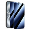 Protection d'écran Anti-Espion (Bleu) Compatible pour Smartphone iPhone 14 Pro Max (Pack x2)