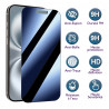 Protection d'écran Anti-Espion (Bleu) Compatible pour Smartphone iPhone 14 Pro Max (Pack x2)