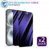 Protection d'écran Anti-Espion (Violet) Compatible pour Smartphone Apple iPhone 16 Pro (Pack x2)