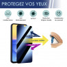 Protection d'écran Anti-Espion (Bleu) Compatible pour Smartphone Galaxy S22 (Pack x2)