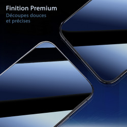 Protection d'écran Anti-Espion (Bleu) Compatible pour Smartphone Galaxy S25+ (Pack x2)