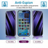 Protection d'écran Anti-Espion (Violet) Compatible pour Smartphone Xiaomi 15 Ultra (Pack x2)