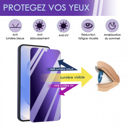 Protection d'écran Anti-Espion (Violet) Compatible pour Smartphone Xiaomi Poco F7 Ultra (Pack x2)