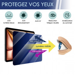Protection d'écran Anti-Espion (Bleu) Compatible pour Tablette iPad Pro 11 Pouces (2e Gén)