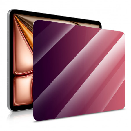 Protection d'écran Anti-Espion (Rouge) Compatible pour Tablette iPad Pro 11 Pouces (M4)