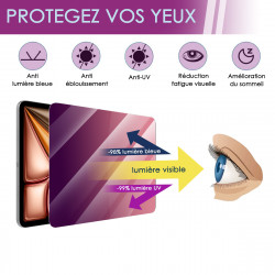 Protection d'écran Anti-Espion (Rouge) Compatible pour Tablette iPad Pro 11 Pouces (2e Gén)