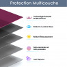 Protection d'écran Anti-Espion (Rouge) Compatible pour Tablette Lenovo Tab M11 (11 pouces)