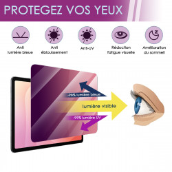 Protection d'écran Anti-Espion (Rouge) Compatible pour Tablette Xiaomi Redmi Pad 10,61"