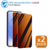 Protection d'écran Anti-Espion (Orange) Compatible pour Smartphone Crosscall Core-Z5 (Pack x2)