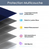 Protection d'écran Anti-Espion (Bleu) Compatible pour Smartphone  ASUS ZenFone 10 (Pack x2)