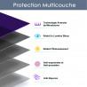 Protection d'écran Anti-Espion (Violet) Compatible pour Smartphone Xiaomi Redmi 9 (Pack x2)