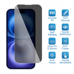 Protection Anti-Espion en Verre Flexible pour Honor 400 Pro (Pack x2)