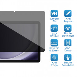 Protection Anti-Espion en Verre Flexible pour Tablette Doogee Tab A9