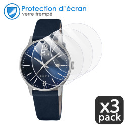[Pack x3] Protection d'écran en Verre Trempé Dureté 9H pour Montre Connectée Timex Easy Reader 35 mm
