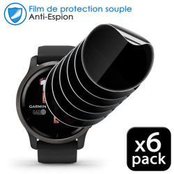 Film de Protection souple Anti-Espion pour Montre Connectée Garmin Venu 3S 41mm (Pack x6)
