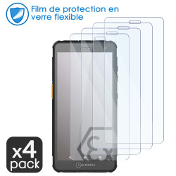 Verre Fléxible Dureté 9H pour i.Safe IS655.2 (Pack x4)