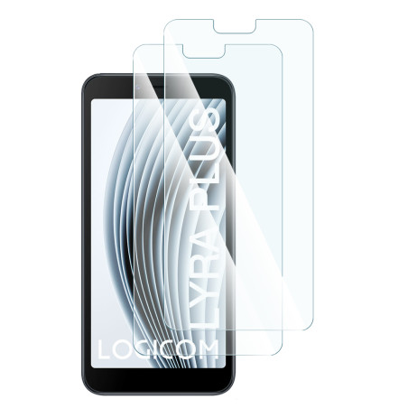 Verre Flexible Dureté 9H pour Smartphone Logicom Lyra Plus (Pack x2)