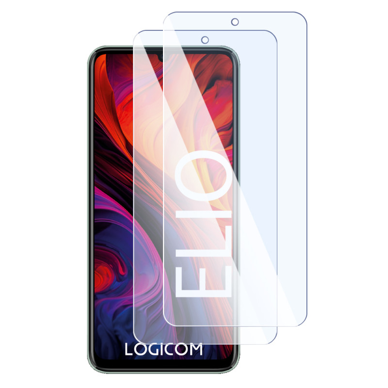 Verre Flexible Dureté 9H pour Smartphone Logicom Elio (Pack x2)